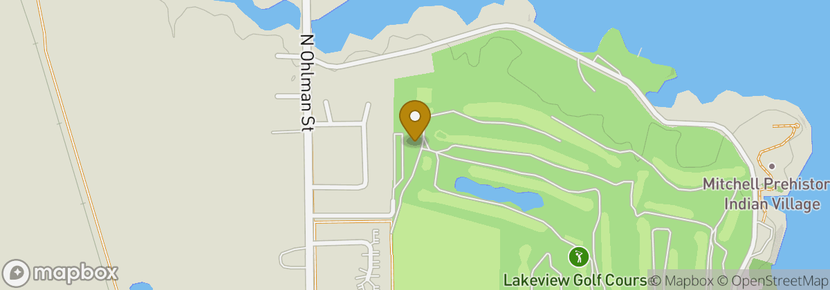 Map location: Lakeview Municipal Golf Course