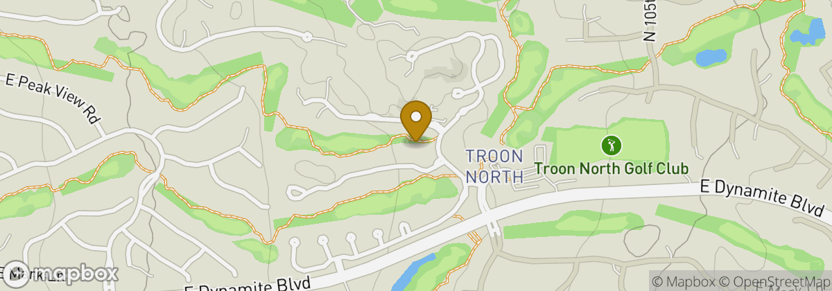 Map location: Troon North Golf Club