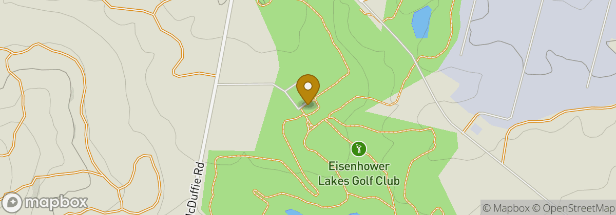 Map location: Eisenhower Lakes Golf Club