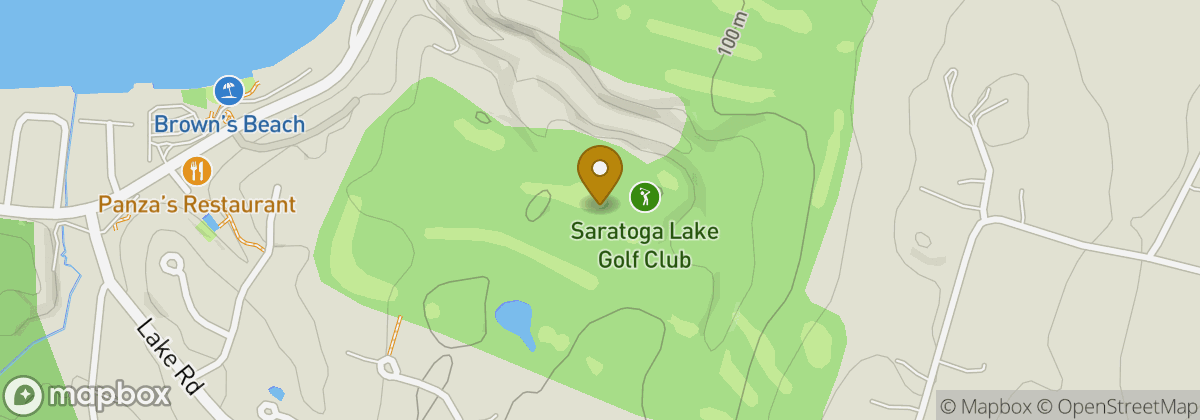 Map location: Saratoga Lake Golf Club
