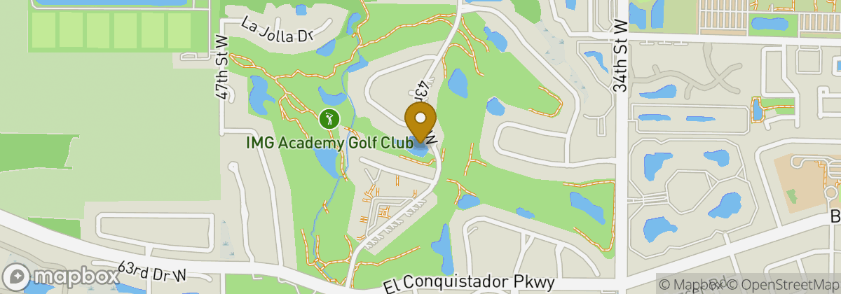 Map location: Img Academy Golf Club