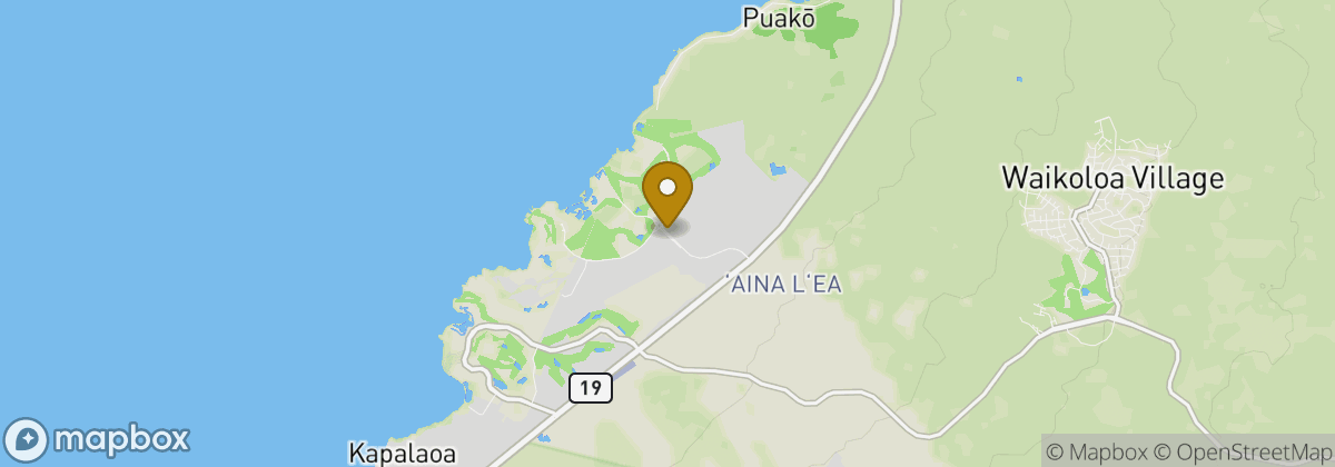 Map location: Mauna Lani