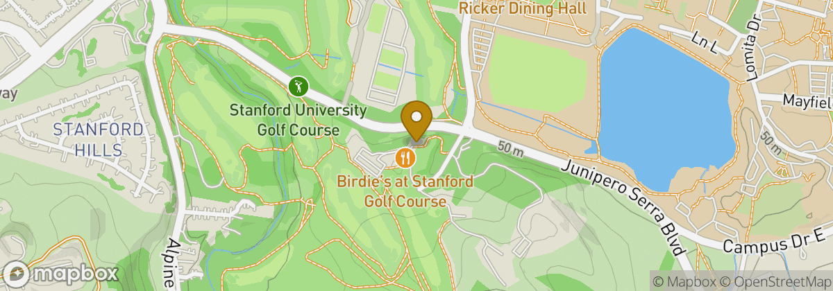 Map location: Stanford Golf Course