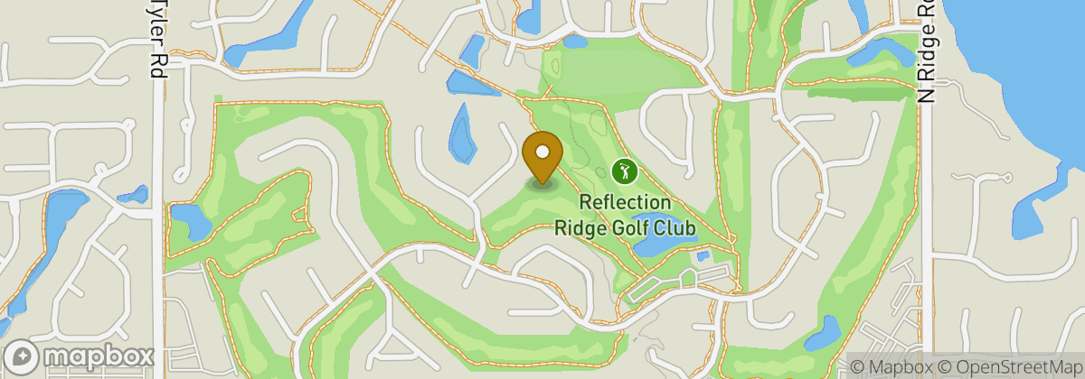 Map location: Reflection Ridge Golf Course