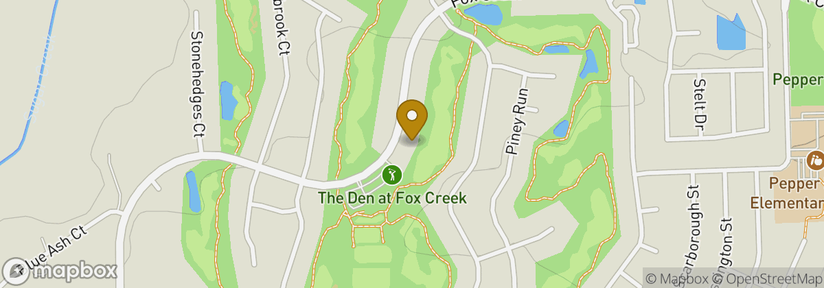 Map location: Den at Fox Creek