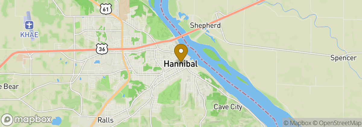 Map location: Hannibal
