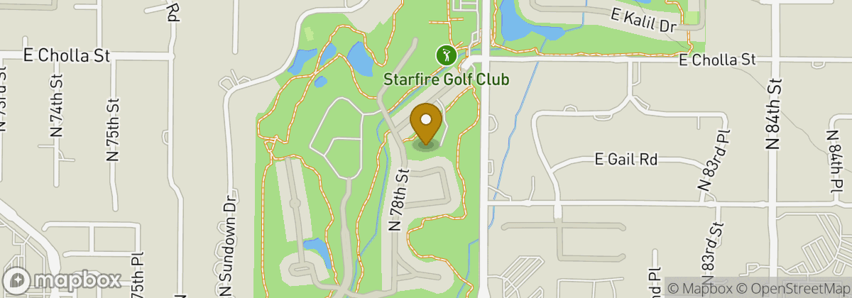 Map location: Scottsdale Country Club Golf Course