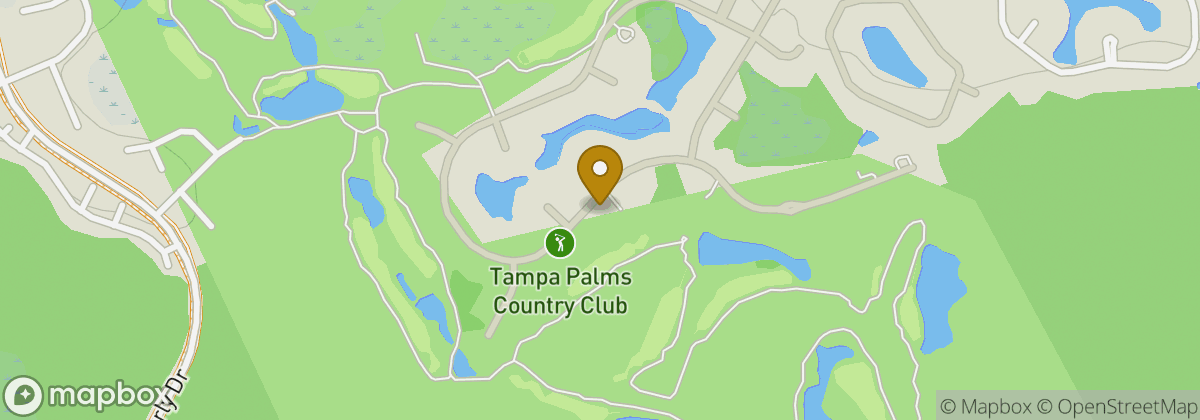 Map location: Tampa Palms Country Club