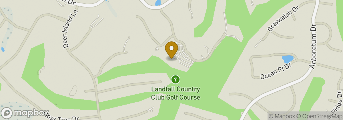Map location: Country Club of Landfall
