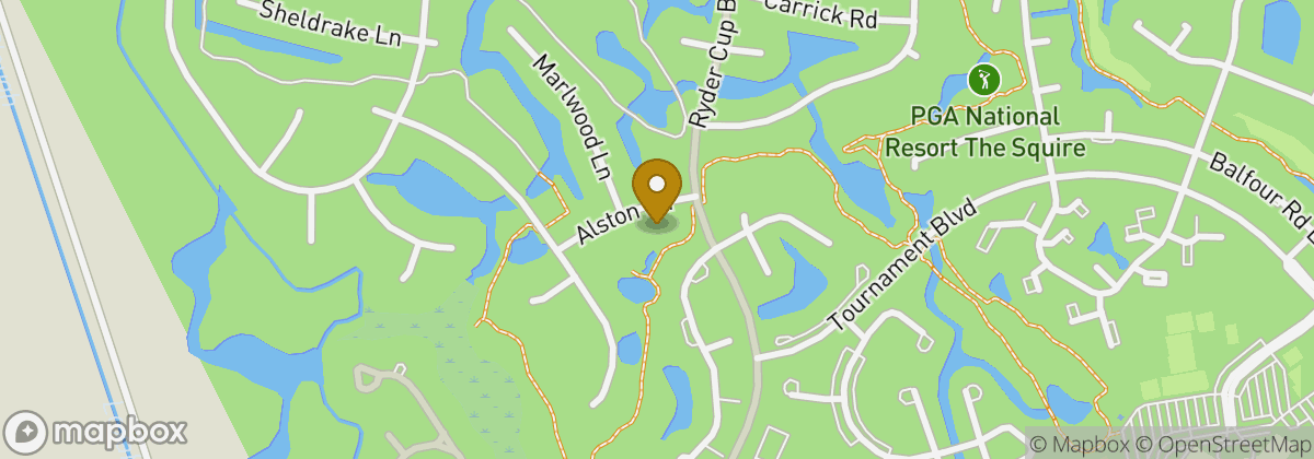 Map location: PGA National Resort the Squire