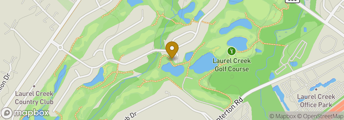 Map location: Laurel Creek Country Club