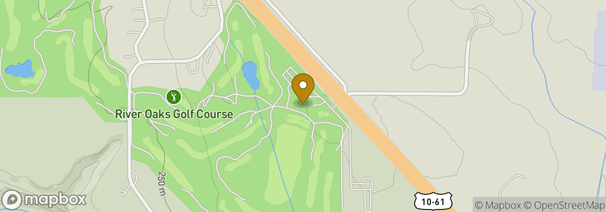 Map location: River Oaks Golf Course and Event Center