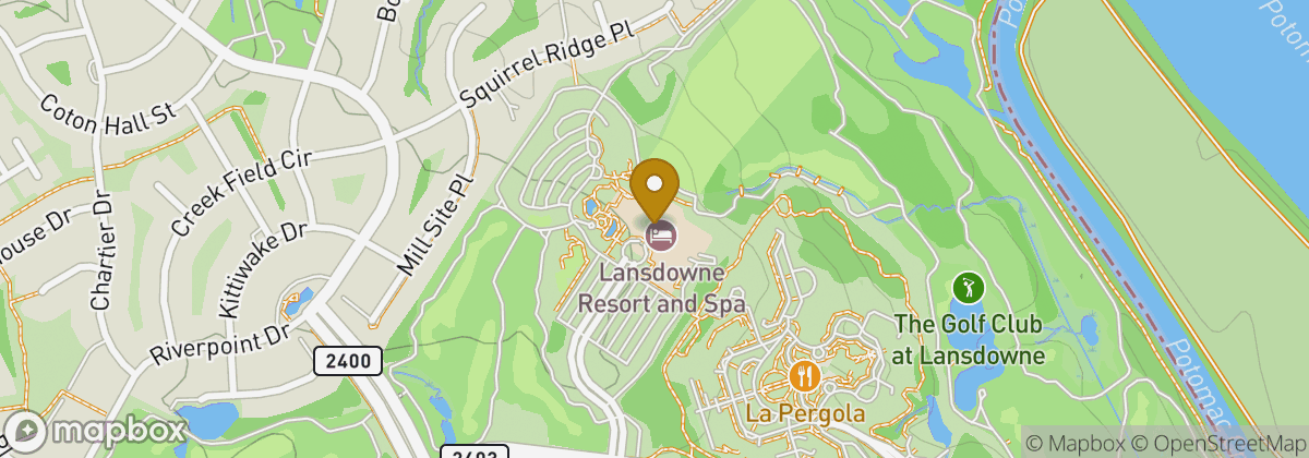 Map location: Lansdowne Resort