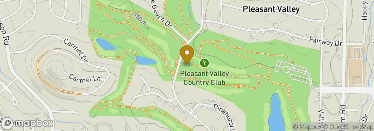 Map location: Pleasant Valley Country Club Turf Center