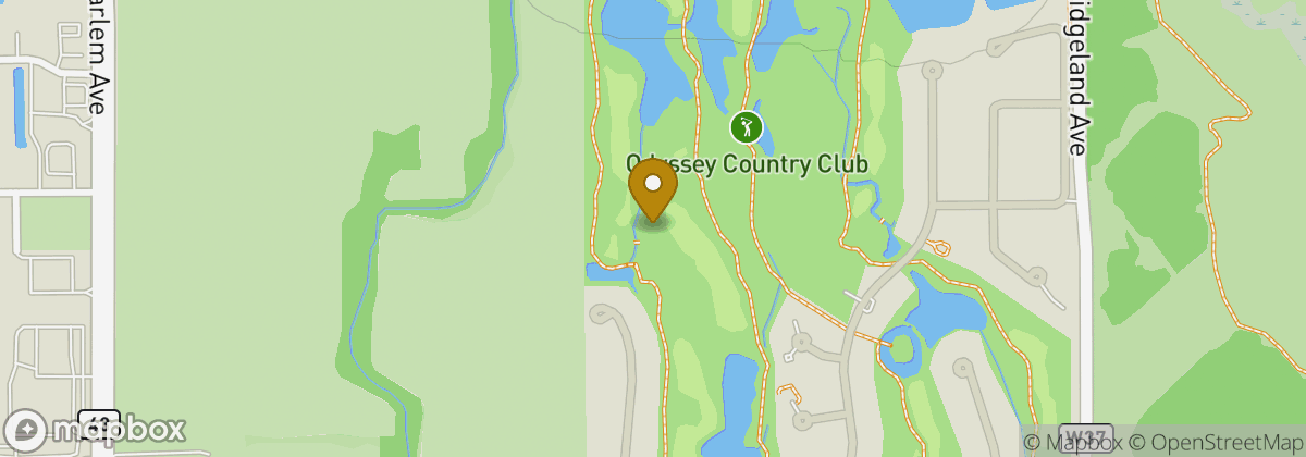Map location: Odyssey Golf Course