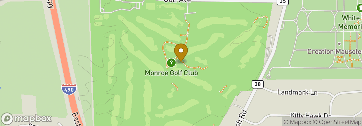 Map location: Monroe Golf Club