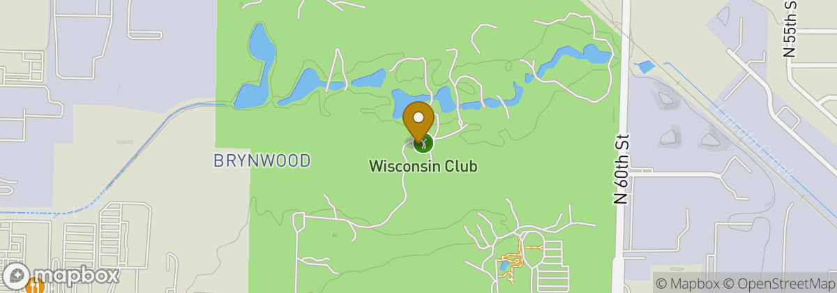 Map location: The Wisconsin Club Country Club