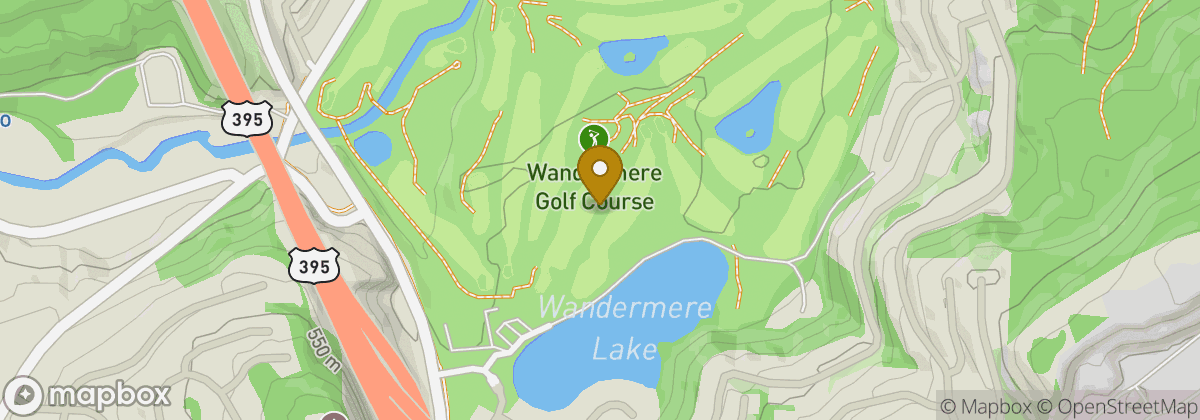 Map location: Wandermere Golf Course