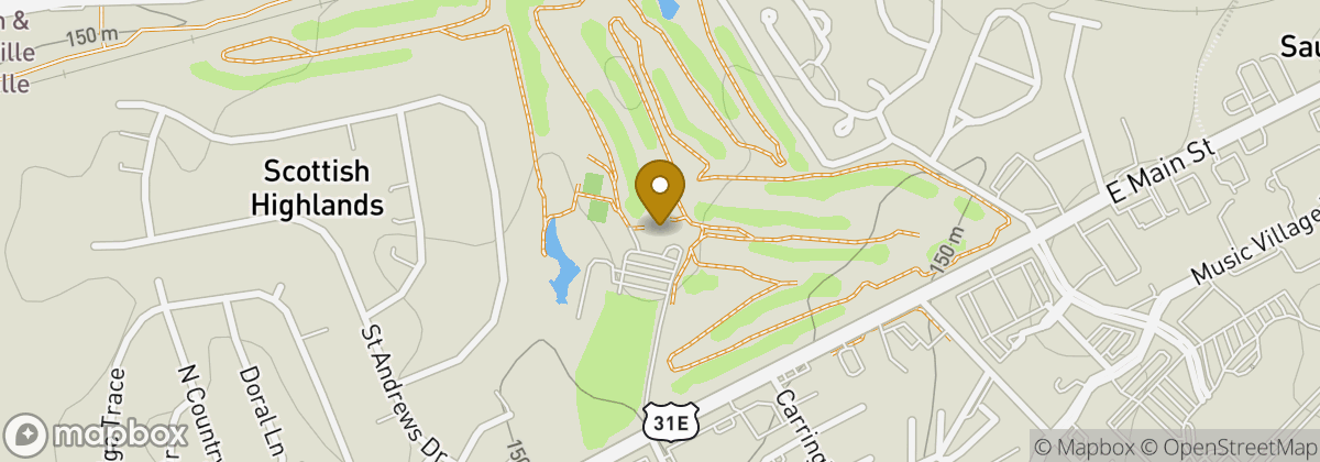 Map location: Bluegrass Yacht & Country Club