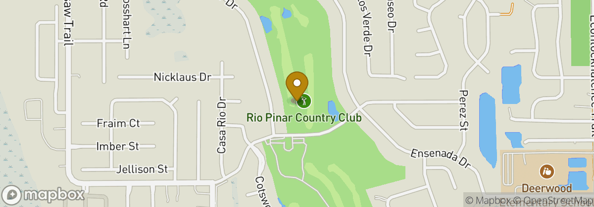 Map location: Rio Pinar Golf