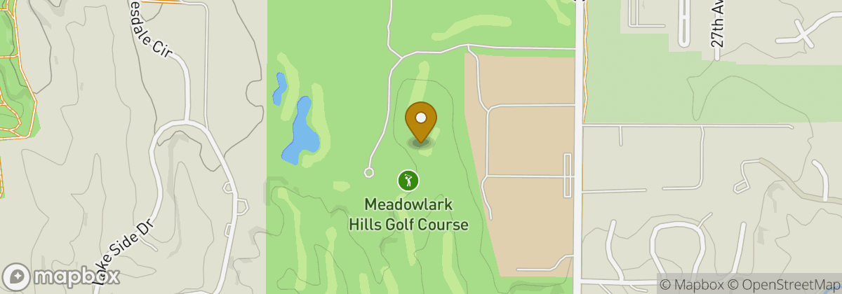 Map location: Meadowlark Hills Golf Course