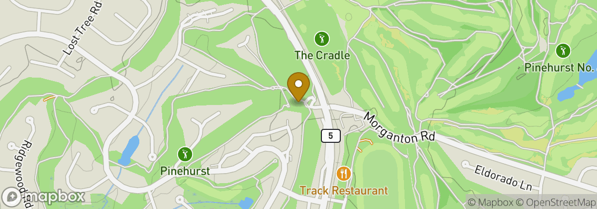 Map location: Pinehurst No. 5