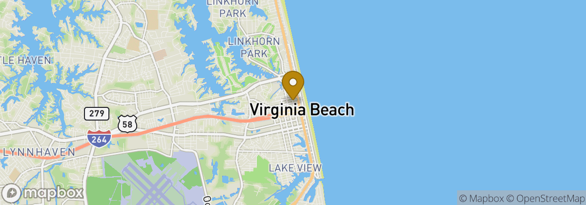 Map location: Virginia Beach