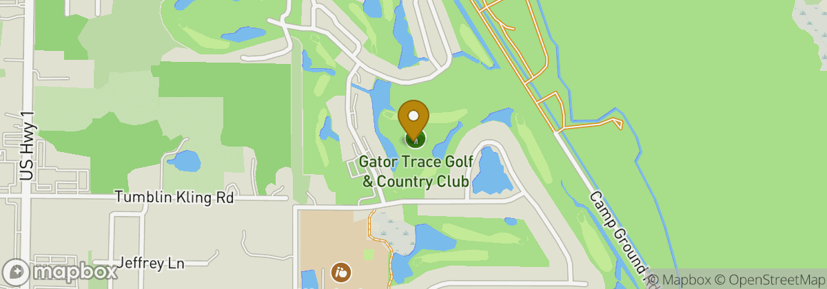 Map location: Gator Trace Golf & Country Club