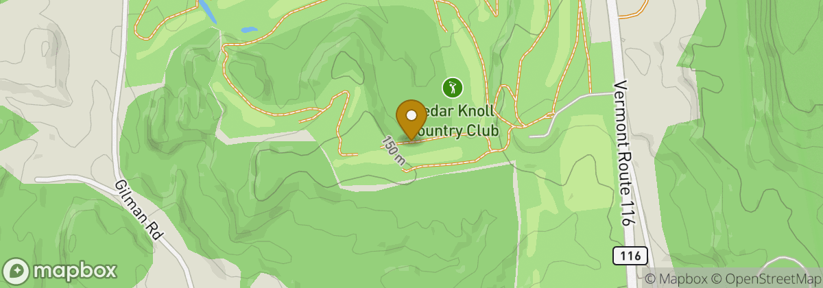 Map location: Cedar Knoll Country Club