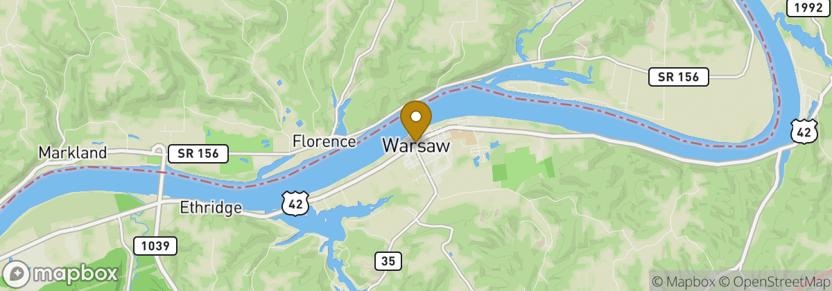 Map location: Warsaw