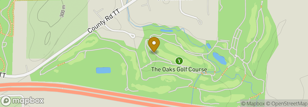 Map location: The Oaks Golf Course