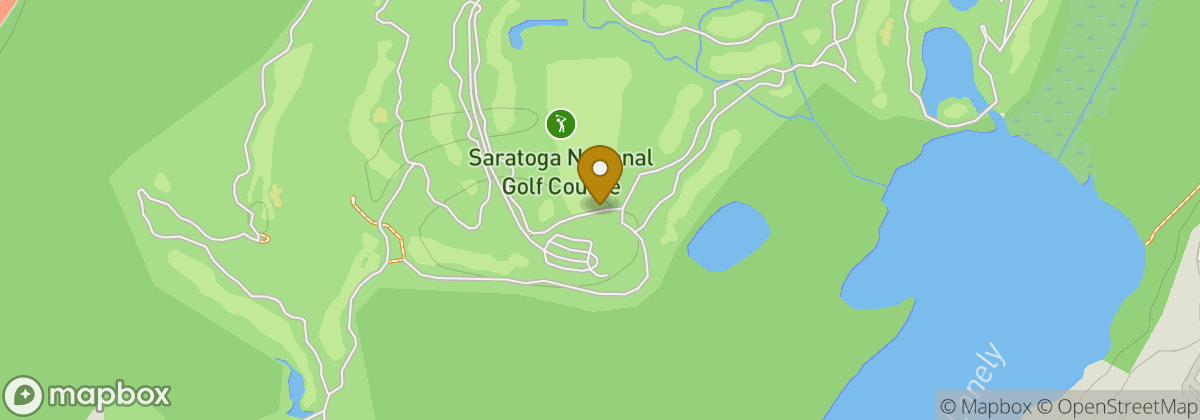 Map location: Saratoga National Golf Club