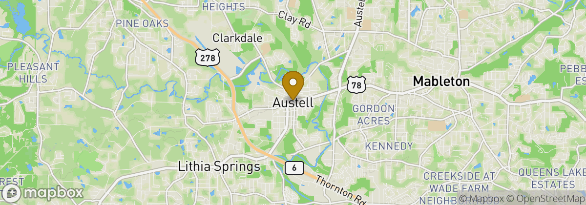 Map location: Austell