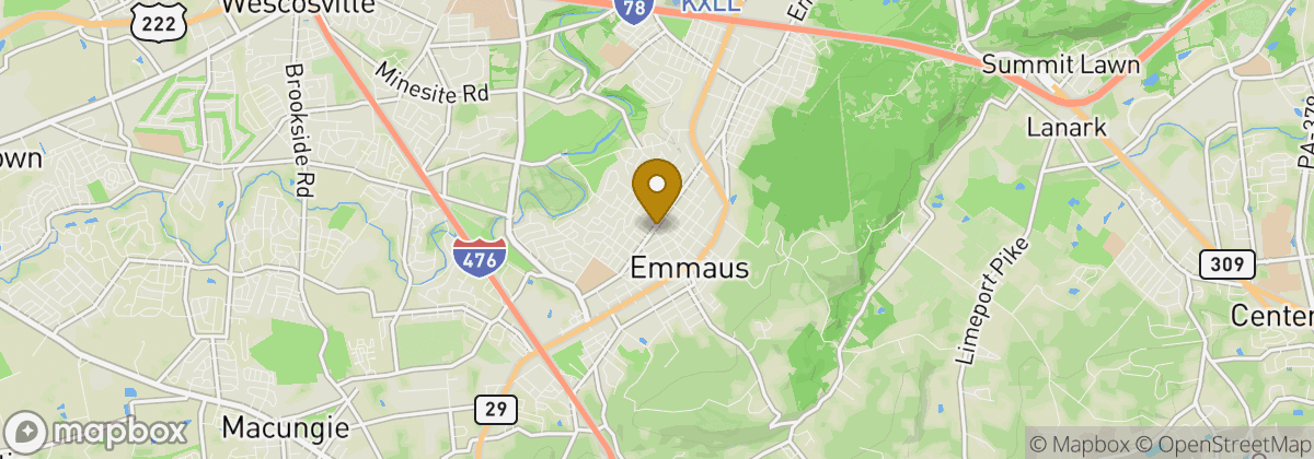 Map location: Emmaus