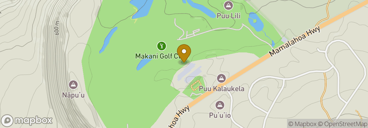 Map location: Makani Golf Club