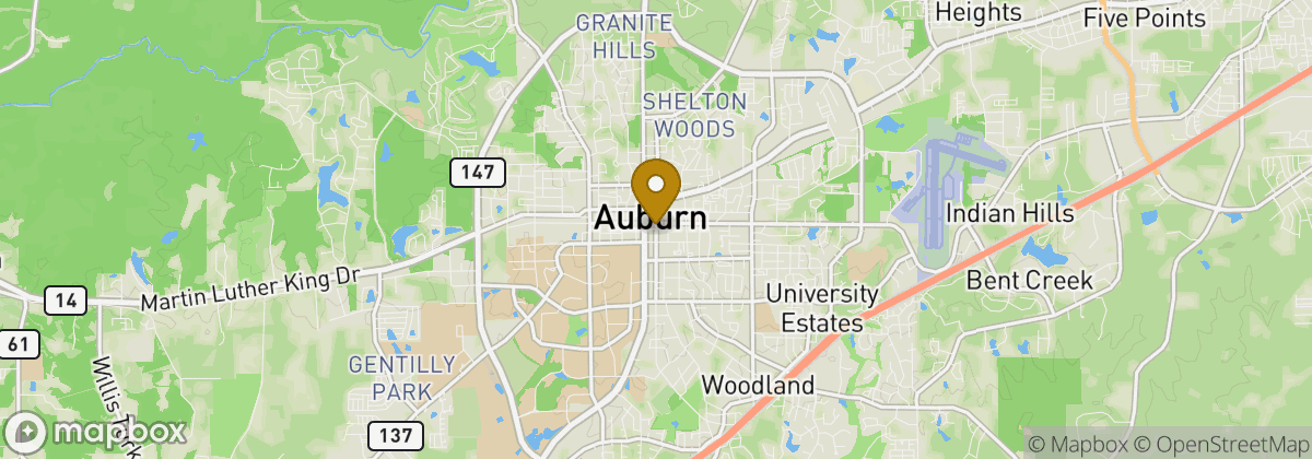 Map location: Auburn