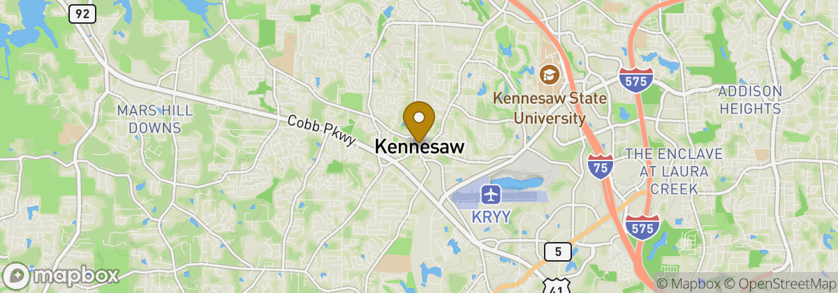 Map location: Kennesaw