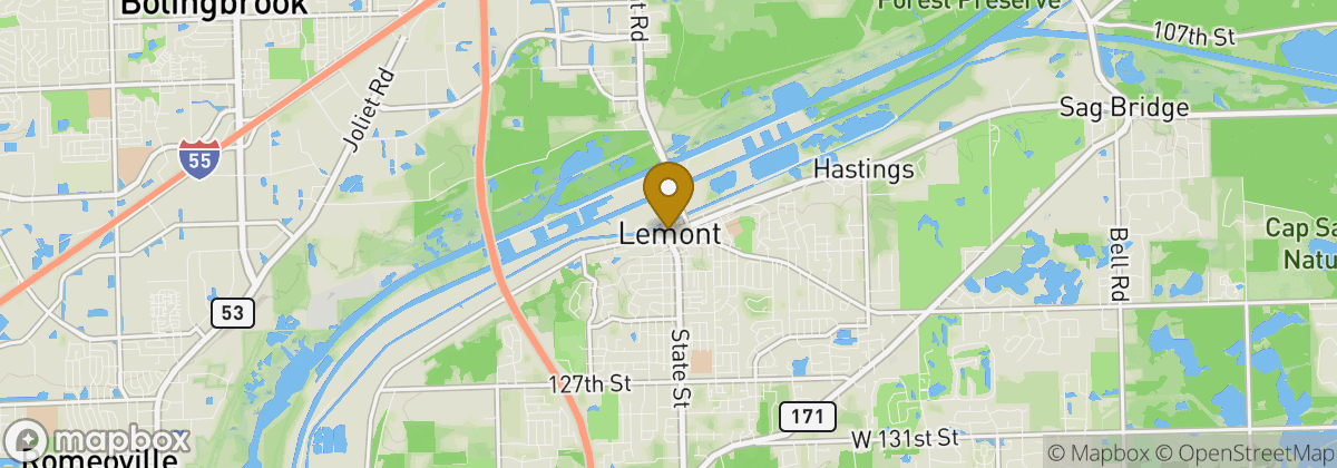 Map location: Lemont
