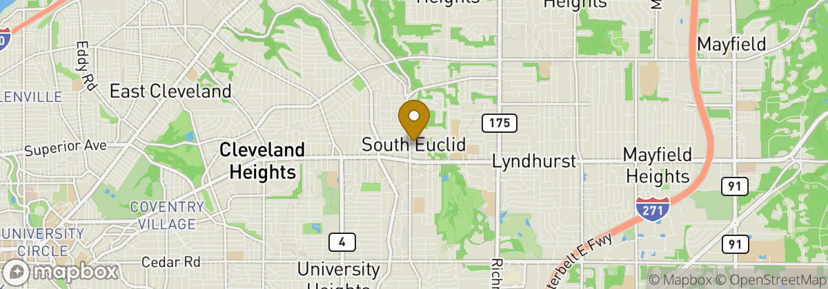 Map location: South Euclid