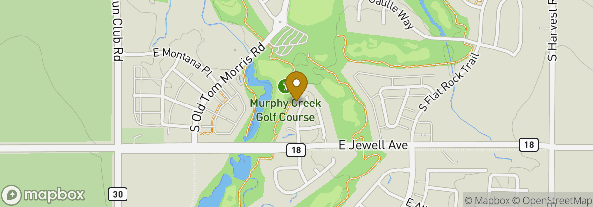 Map location: Murphy Creek Golf Course