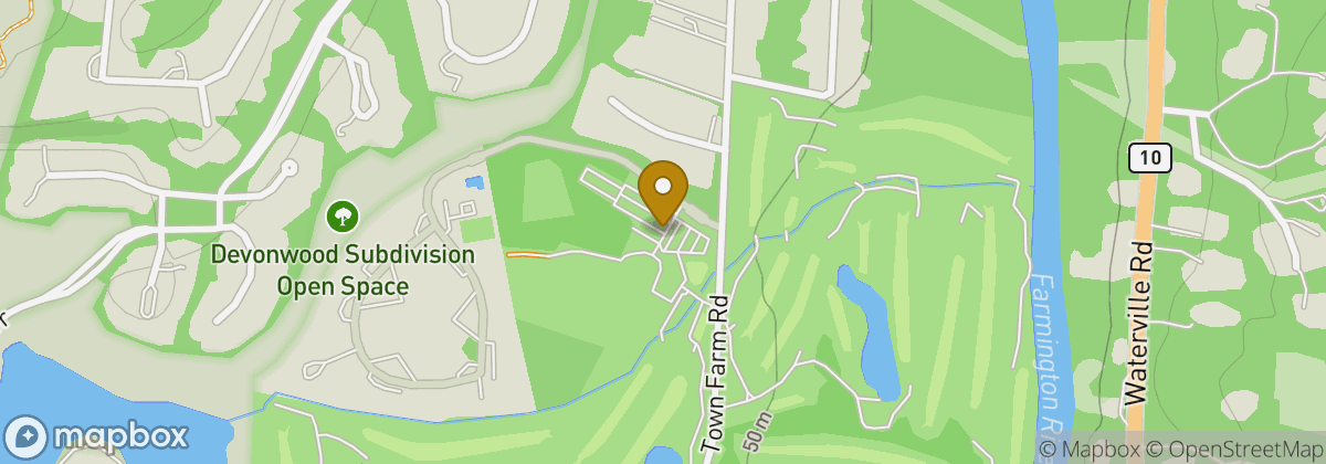 Map location: Tunxis Country Club