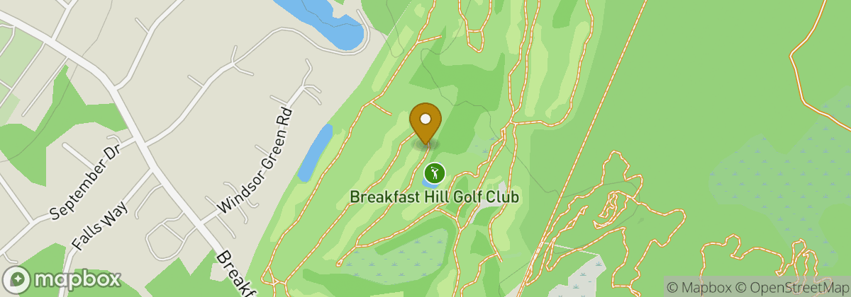 Map location: Breakfast Hill Golf Club