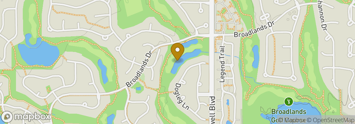Map location: Broadlands Golf Course