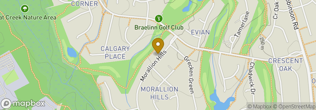 Map location: Braelinn Golf Club
