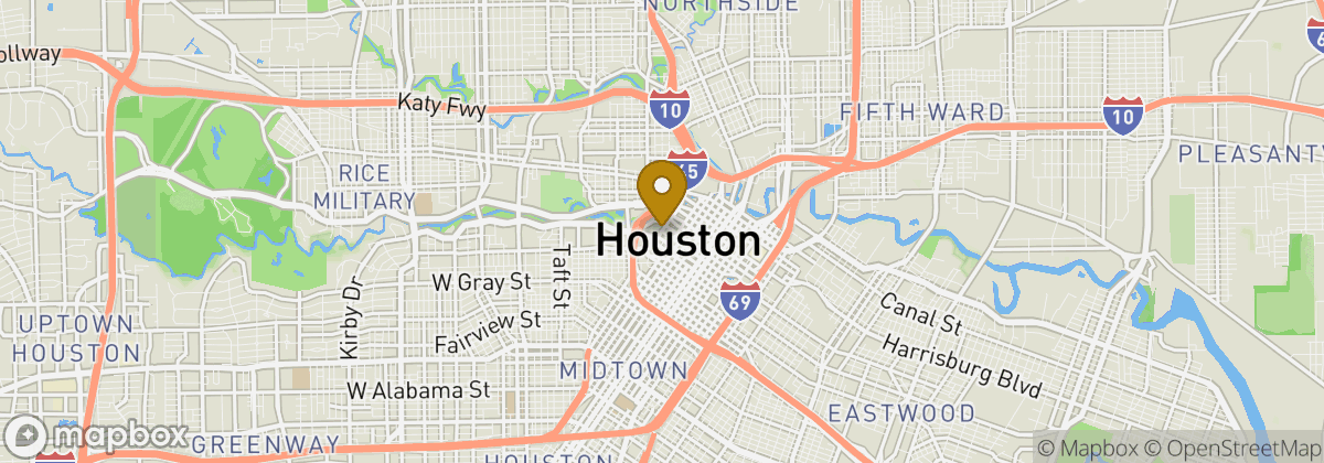 Map location: Houston