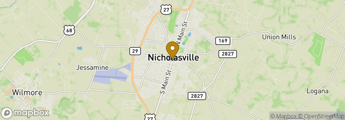 Map location: Nicholasville