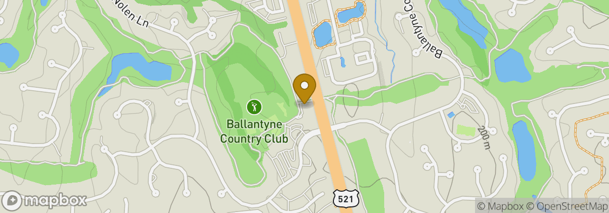 Map location: Ballantyne Country Club