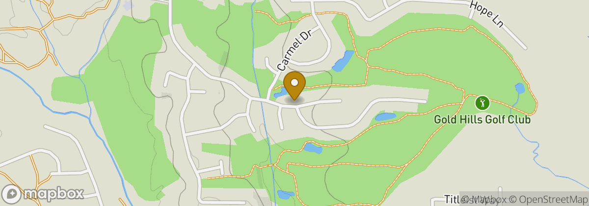 Map location: Gold Hills Golf Club