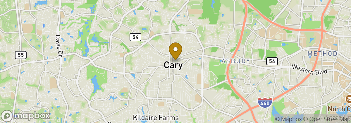 Map location: Cary