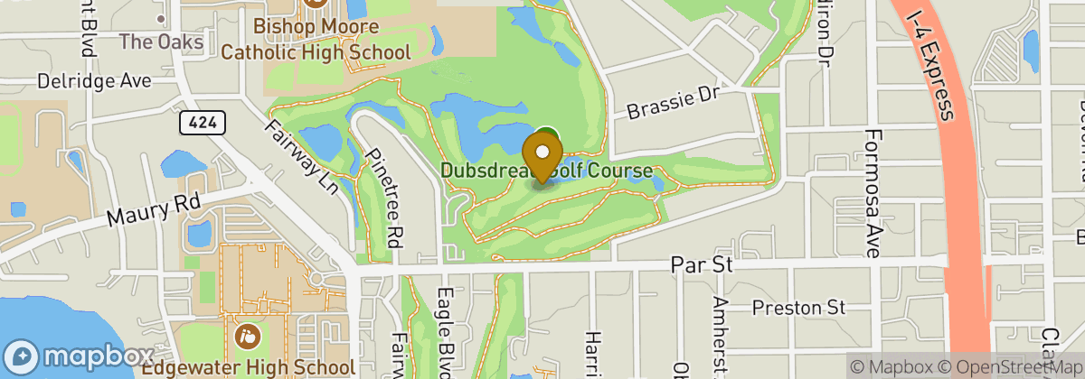 Map location: Dubsdread Golf Course
